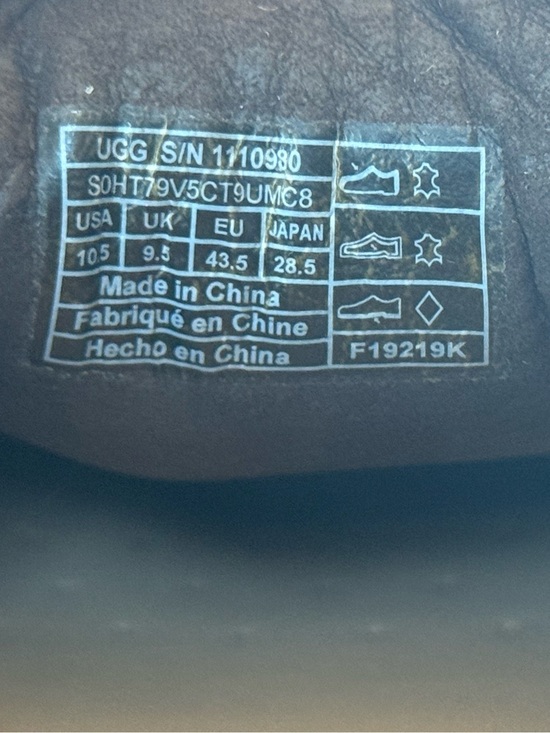 UGG Pismo Brown Leather Slip On Casual Shoes Loafer Driving Men’s Size 10.5 main image 10